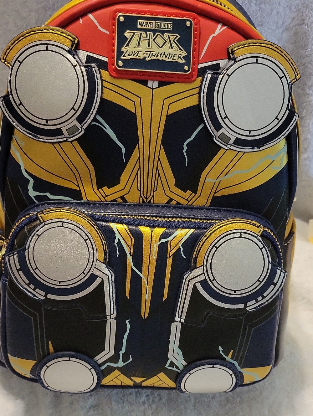 Thor: Love and Thunder Men's Navy & Gold Mini Backpack